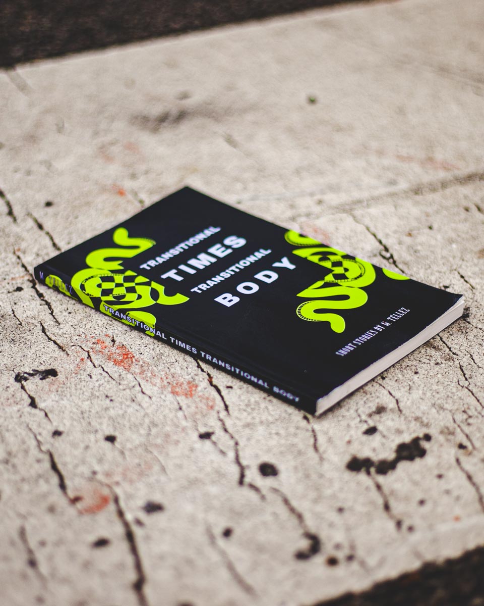 transitional times transitional body book laying in crosswalk